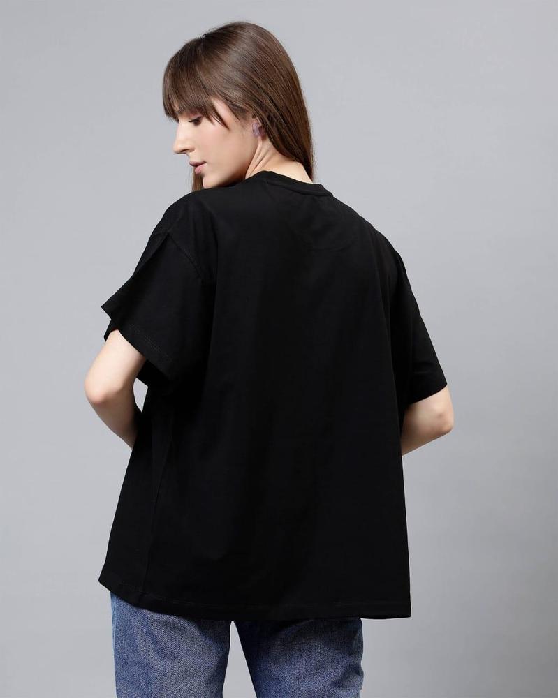 1 Pcs Women,s Stitched Jersey Plain T' Shirt - Bold Beautiful