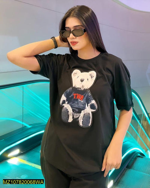 1 Pcs Women's Stitched Jersey T-shirt - Bold Beautiful