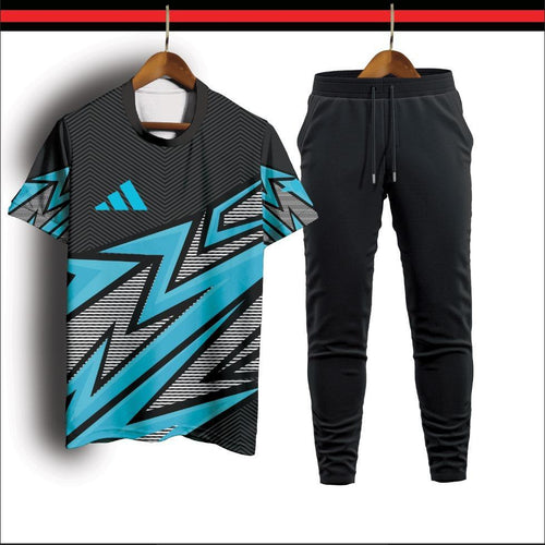 1 pc men's micro interlock printed track suit - Bold Beautiful